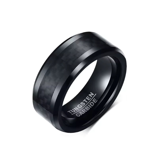 Tungsten Carbine and Carbon Fibre Rings