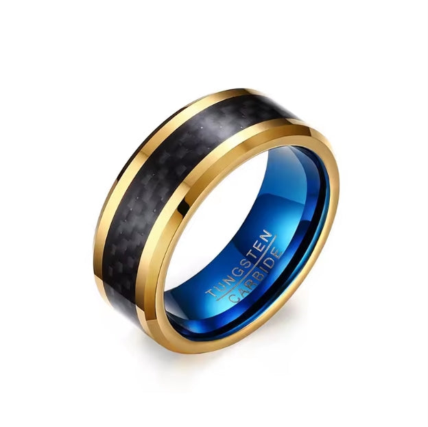 Tungsten Carbine and Carbon Fibre Rings
